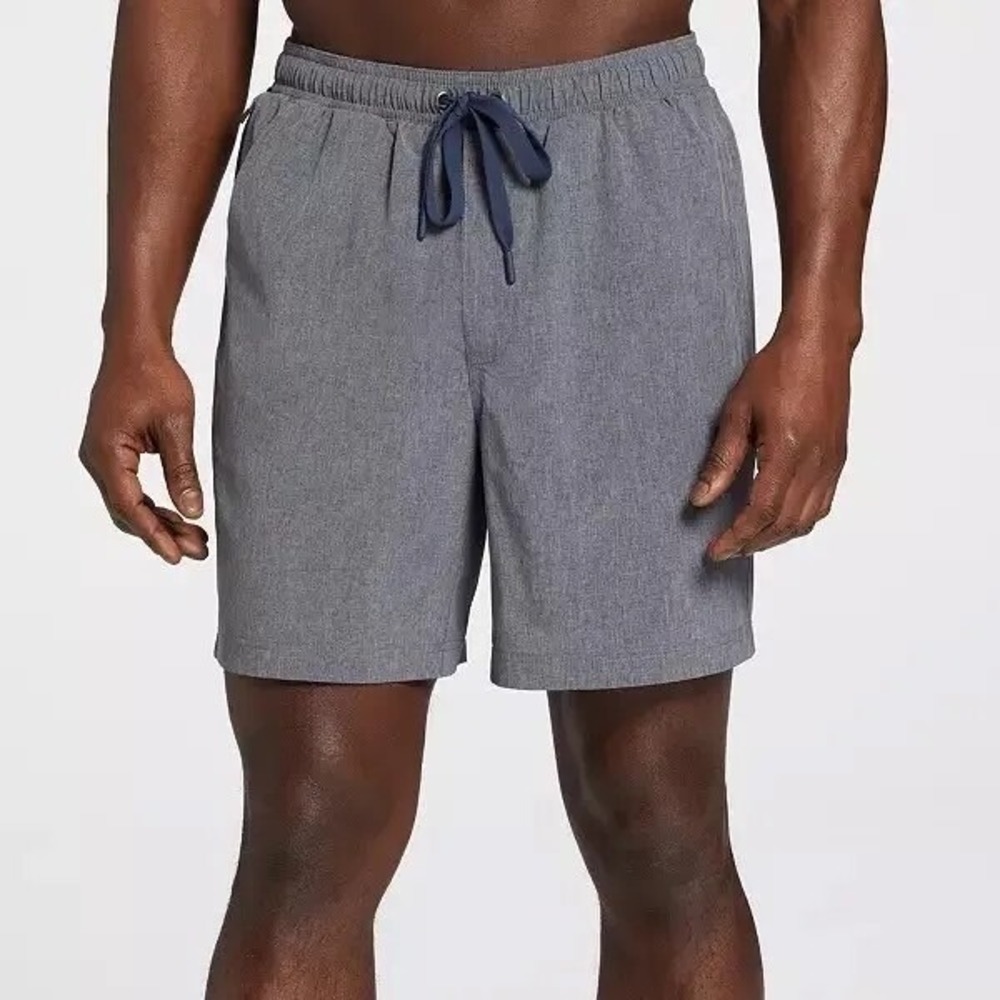 NEW VRST Men's Sz Small 7 Inch All-In Athletic Shorts-Warm Mushroom Heather $55